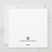 Creepy Clown  Verjaardagsfoto Feestdagenkaart (Achterkant)