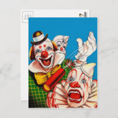 Creepy Clowns Briefkaart (Voorkant / Achterkant)