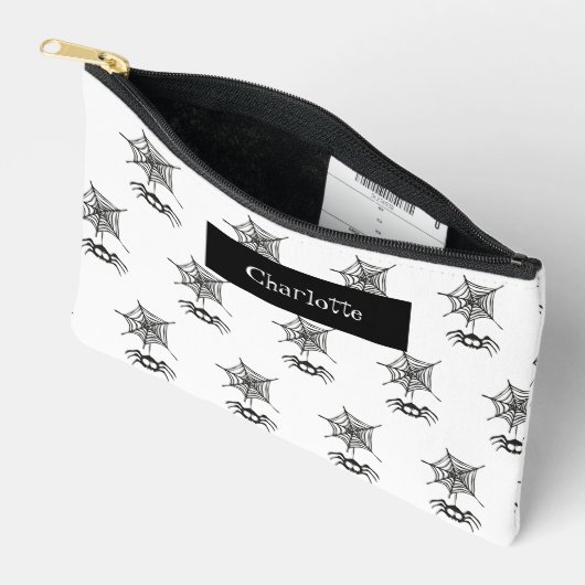 Creepy Crawlers Personaliseren Naam Rits Pouch Etui (Open)