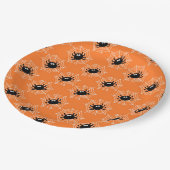 Creepy Crawlers Spiders Bugs Cobwebs Halloween Papieren Bordje (Gekanteld)