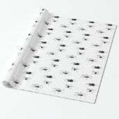 Creepy crawlie cadeaupapier (Uitgerold)