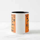 Creepy Crawlies Halloween Tweekleurige Koffiemok (Center)