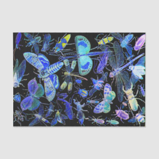 Creepy Crawlies Insect Tissue Paper | Gothic Black Tissuepapier