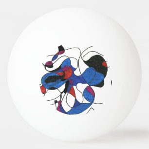 "Creepy Crawllys" Abstracte Ping Pong Ball