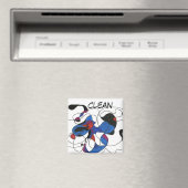 "Creepy Crawly" Abstracte afwasmachine Magnet (Insitu (Vaatwasser))