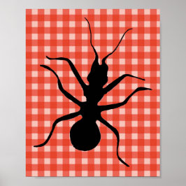 Creepy Crawly Ant Play Tablecloth Originele Kunst Poster