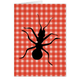 Creepy Crawly Ants Plaid Tafelkleed