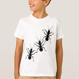 Creepy Crawly Black Ants Insect T-shirt