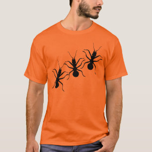 Creepy Crawly Black Ants Insect T-shirt