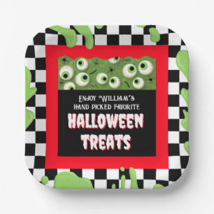 Creepy crawly Halloween heks brouwen schattig plez Papieren Bordje
