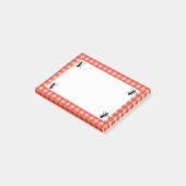 Creepy Crawly Marching Black Ant Pset Tablecloth Post-it® Notes (Schuin)