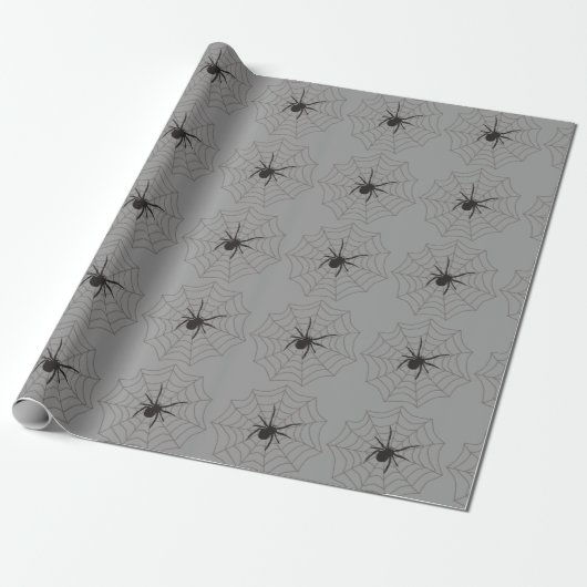 Creepy Crawly Spider Cadeaupapier (Uitgerold)