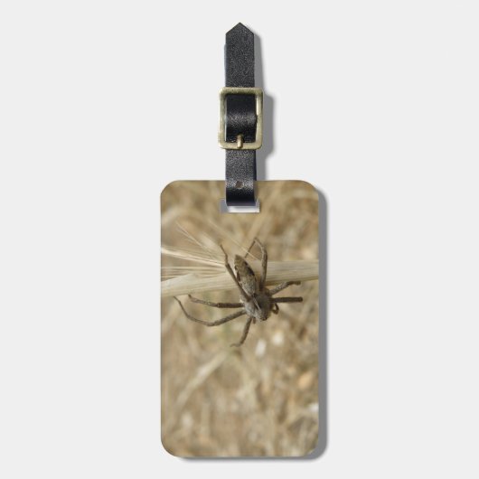 Creepy Crawly Spider Custom Bagagelabel (Voorkant verticaal)