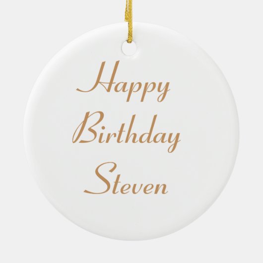 Creepy Crawly Spider Custom Birthday Keramisch Ornament (Achterkant)