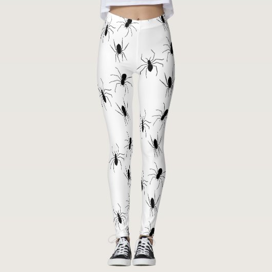 Creepy Crawly Spiders Halloween Leggings (Voorkant)