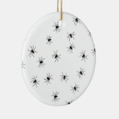 Creepy Crawly Spiders Ornament Round (Rechts)