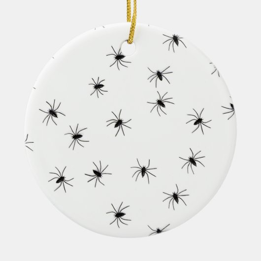 Creepy Crawly Spiders Ornament Round (Voorkant)