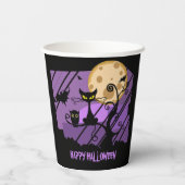 Creepy Creatures Halloween papieren bekers (Achterkant)