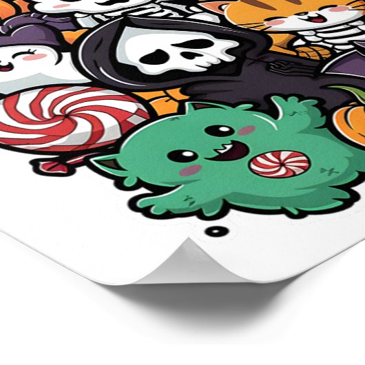 Creepy Crew voor kinderen en volwassenen Funny Hal Poster (Hoek)