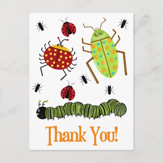 Creepy Critters Bug Cards Briefkaart (Voorkant)