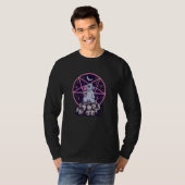 Creepy Cute Bunny met dode schedels T-shirt (Voorkant volledig)
