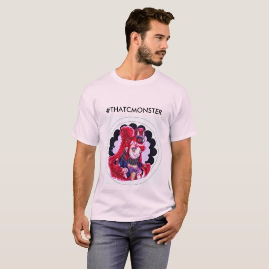 Creepy, Cute CMonster T-Shirt (Voorkant volledig)