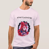Creepy, Cute CMonster T-Shirt (Voorkant)