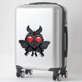 Creepy Cute Cryptid Mothman Monster Sticker (Koffer)