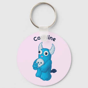 Creepy Cute Demon Kawaii Pastel Gothic Name Sleutelhanger