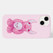 Creepy Cute Demon roze schedel Gothic Girl Case-Mate iPhone Case (Achterkant (horizontaal))