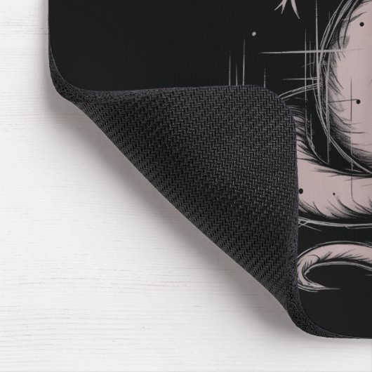 Creepy Cute Goth Python Horror Snake Sketch Alt Ng Muismat (Hoek)