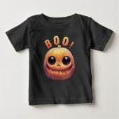 Creepy Cute Halloween Pumpkin Head Gezegde Boo (Voorkant)