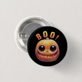 Creepy Cute Halloween Pumpkin Head Gezegde Boo Ronde Button 3,2 Cm (Voorkant /achterkant)