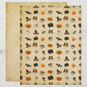 Creepy Cute Halloween Theme Patroon (Voorkant / Achterkant)
