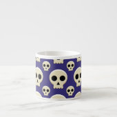 Creepy Cute Kawaii Gothic Skull Espresso Kop (Voorkant)
