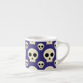 Creepy Cute Kawaii Gothic Skull Espresso Kop (Rechts)