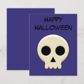 Creepy Cute Kawaii Gothic Skull | Jouw tekst toevo (Voorkant / Achterkant)