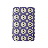 Creepy Cute Kawaii Gothic Skull Pattern Badmat (Voorkant Verticaal)