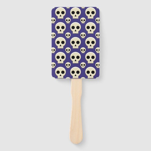 Creepy Cute Kawaii Gothic Skull Pattern Handwaaier (Voorkant)