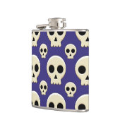 Creepy Cute Kawaii Gothic Skull Pattern Heupfles (Links)