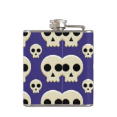 Creepy Cute Kawaii Gothic Skull Pattern Heupfles (Achterkant)