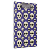 Creepy Cute Kawaii Gothic Skull Pattern Klembord (Rechts)