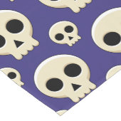 Creepy Cute Kawaii Gothic Skull Pattern Korte Tafelloper (Hoek)