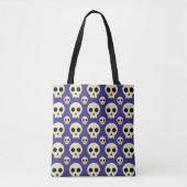 Creepy Cute Kawaii Gothic Skull Pattern Tote Bag (Voorkant)