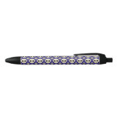 Creepy Cute Kawaii Gothic Skull Pattern Zwarte Inkt Pen (Bovenkant)
