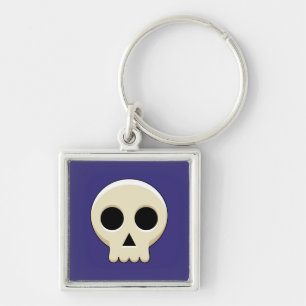 Creepy Cute Kawaii Gothic Skull Sleutelhanger