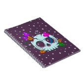 Creepy Cute Skull & Mushroom Notebook Notitieboek (Rechterzijde)
