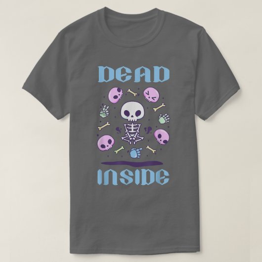 Creepy Dead in Pastel Gothic Soft Gothic emo Evil T-shirt (Design voorkant)