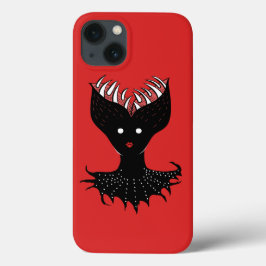 Creepy Demon Girl Dark Gothic Character met Teth Case-Mate iPhone Case
