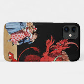 Creepy Devil Krampus Art Case-Mate iPhone Case (Achterkant (horizontaal))